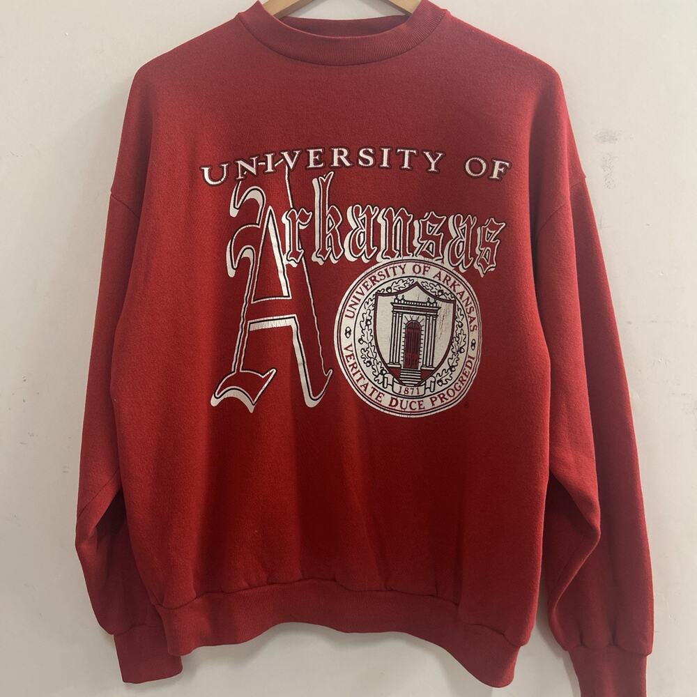 Vintage University Of Arkansas Sweater Size Large Women’s